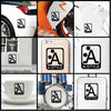 A-Style Think vinyl decal sticker where you can apply