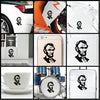Abraham Lincoln President vinyl decal sticker where you can apply