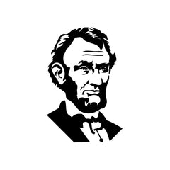 Abraham Lincoln President vinyl decal sticker