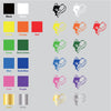 Angel World Love vinyl decal sticker choice of color