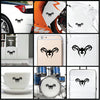 Back Plate Demon vinyl decal sticker where you can apply