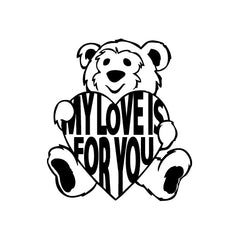 Bear Love For You vinyl decal sticker