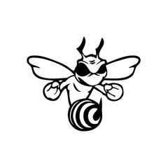 Bee Sting vinyl decal sticker