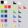 Bleach Ichigo Knife vinyl decal sticker choice of color