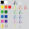 Boy Peeing Custom vinyl decal sticker choice of color