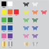Butterfly Art vinyl decal sticker choice of color