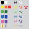 Butterfly Flame vinyl decal sticker choice of color