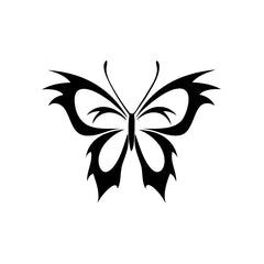 Butterfly Flame vinyl decal sticker
