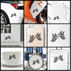 Butterfly Love Dance Mirror vinyl decal sticker where you can apply