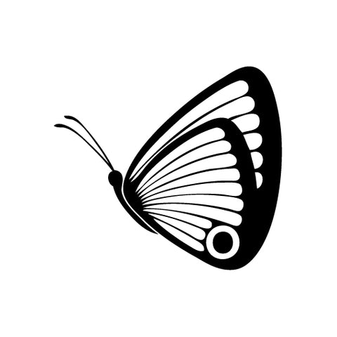 Butterfly Side vinyl decal sticker