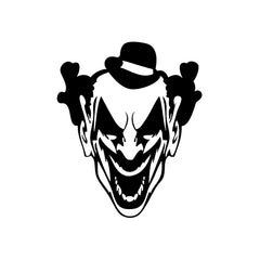 Clown Evil Laugh vinyl decal sticker