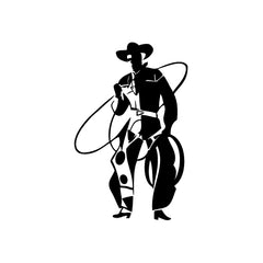 Cowboy Rope vinyl decal sticker