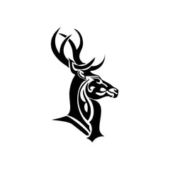 Deer Male Model vinyl decal sticker