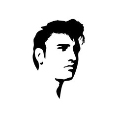 Elvis Head vinyl decal sticker