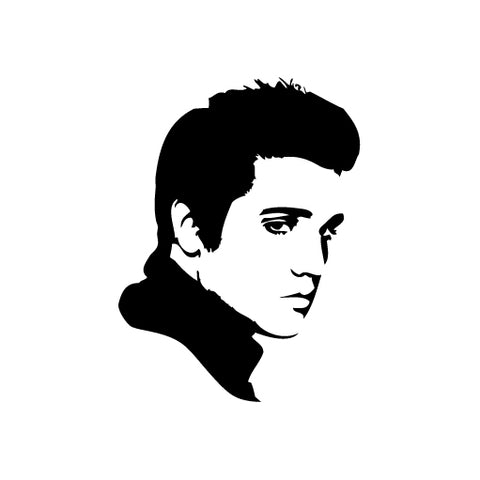 Elvis Look vinyl decal sticker