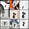 Flower In Vase vinyl decal sticker where you can apply
