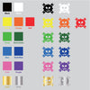 JDM Gear Skull vinyl decal sticker choice of color