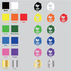 Joker Head Terror vinyl decal sticker choice of color