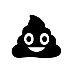 Laugh Poop Emoji vinyl decal sticker