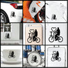 Love Biking vinyl decal sticker where you can apply