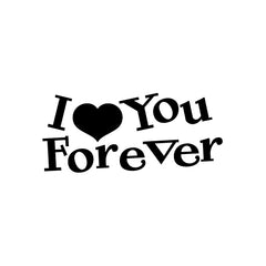 Love Forever vinyl decal sticker
