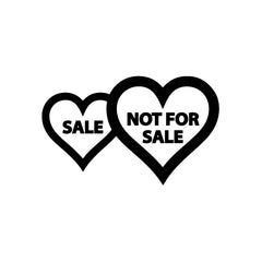 Love Versus Vendibility Sign vinyl decal sticker