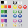 Peace Symbol vinyl decal sticker choice of color