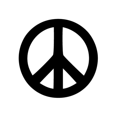 Peace Symbol vinyl decal sticker