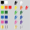 Penguin Double Gun vinyl decal sticker choice of color