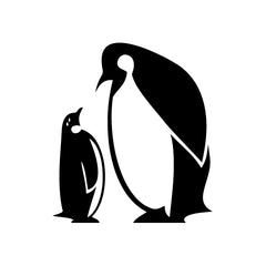 Penguin Whats Up vinyl decal sticker