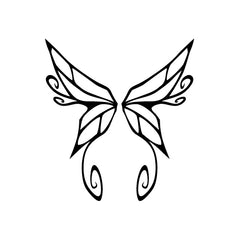 Wings Butterfly Net vinyl decal sticker