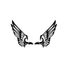 Wings Eagle King vinyl decal sticker