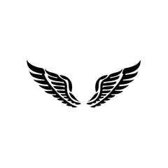 Wings Feather High vinyl decal sticker