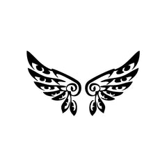 Wings India Style vinyl decal sticker