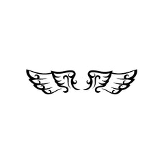 Wings Music Angel vinyl decal sticker
