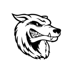 Wolf Hungry vinyl decal sticker