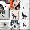 Wolf Super Post vinyl decal sticker where you can apply
