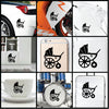 Wolverine Inside Baby Carriage vinyl decal sticker where you can apply