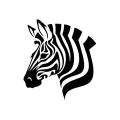 Zebra Head vinyl decal sticker