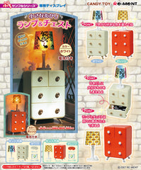 Small Light Lamp Orange Chest