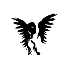 Angel Fall On Earth vinyl decal sticker