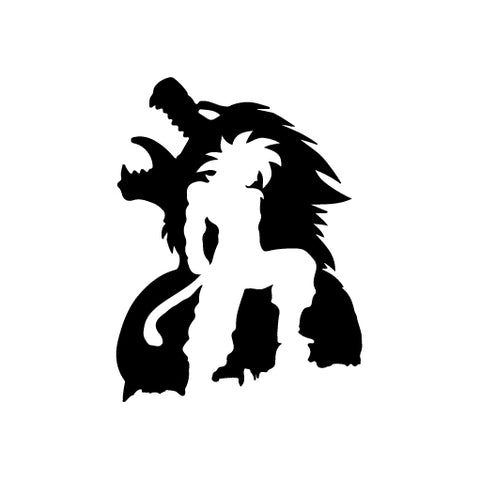 Ape Ultimate Goku vinyl decal sticker