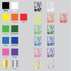 Art Childhood Draw vinyl decal sticker choice of color