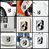 Art Fashion Hat Girl vinyl decal sticker where you can apply