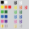 Art Fashion Hat Girl vinyl decal sticker choice of color