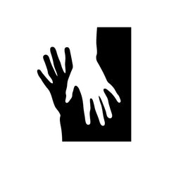 Art Hands Together vinyl decal sticker