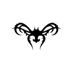 Back Plate Demon vinyl decal sticker