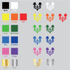 Baroque Decoration vinyl decal sticker choice of color