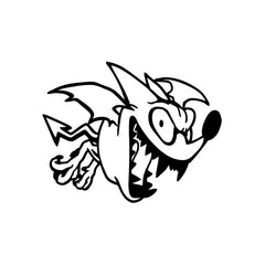 Bat Devil Laugh vinyl decal sticker