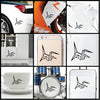 Bird Origami vinyl decal sticker where you can apply